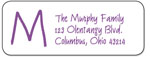 Queen Bee Personalized Return Address Labels - Initial (LBL-02)